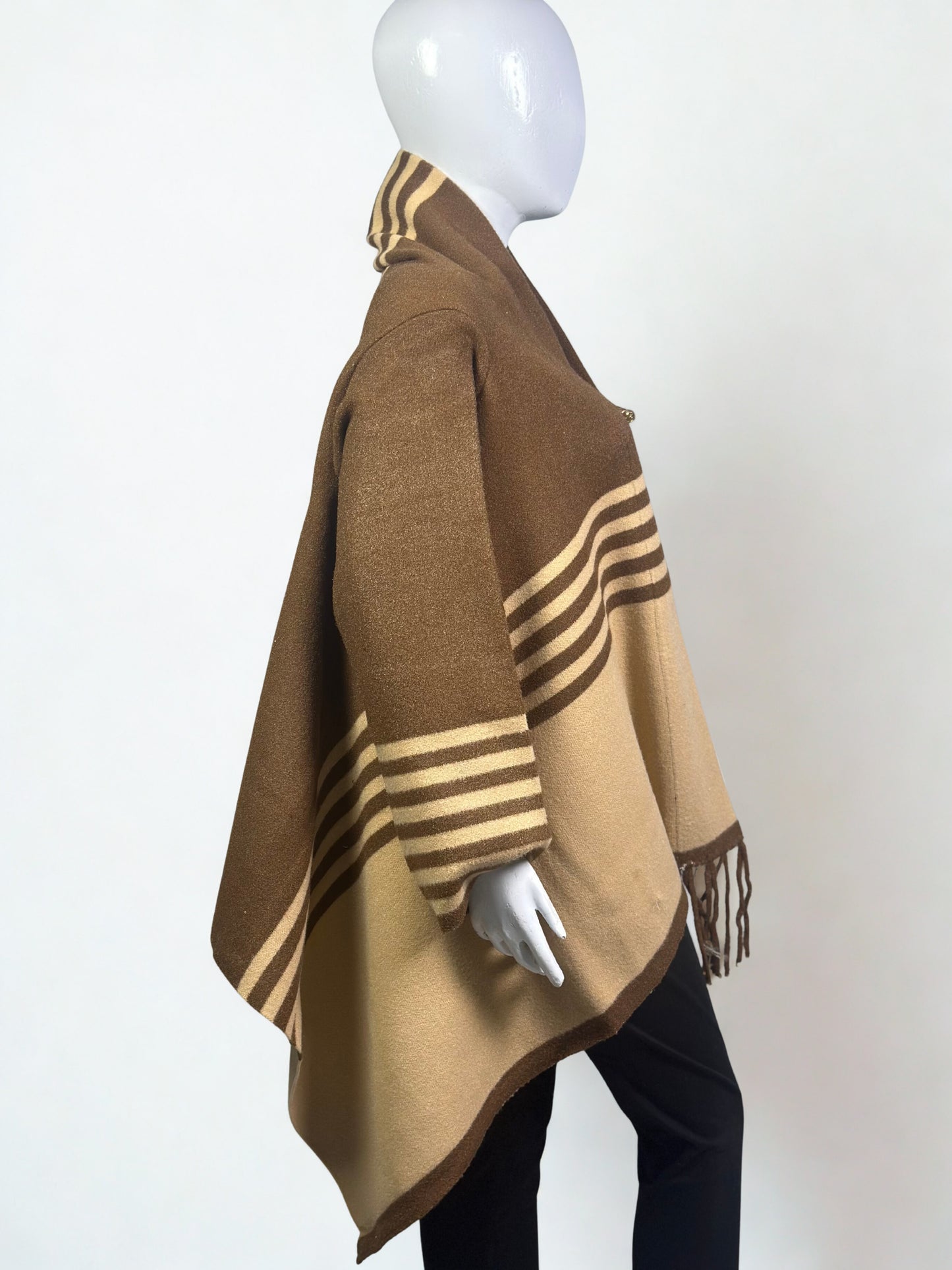 Premium Wool Cape Shawl – Warm & Elegant Winter Wrap
