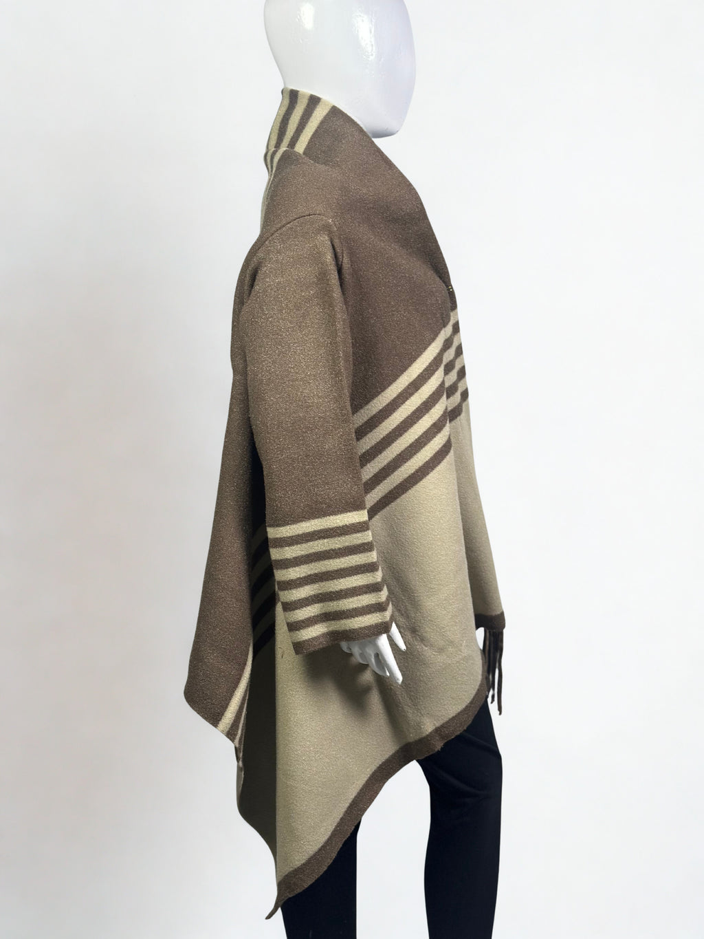 Premium Wool Cape Shawl Dress – Winter Collection Sale