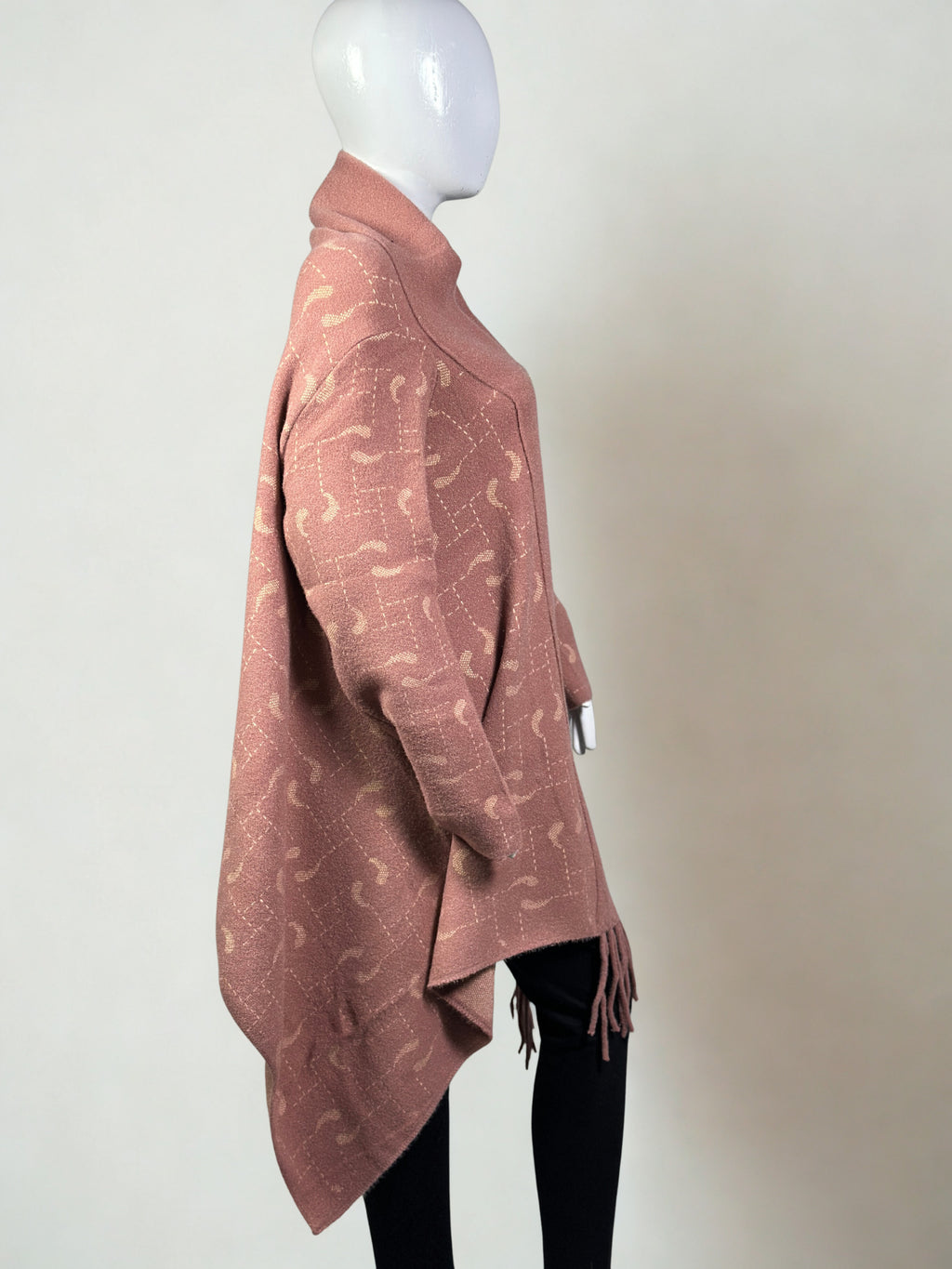 Elegant Long Cape Shawl Dress for Winter – Premium Woolen Wrap winter collection sale