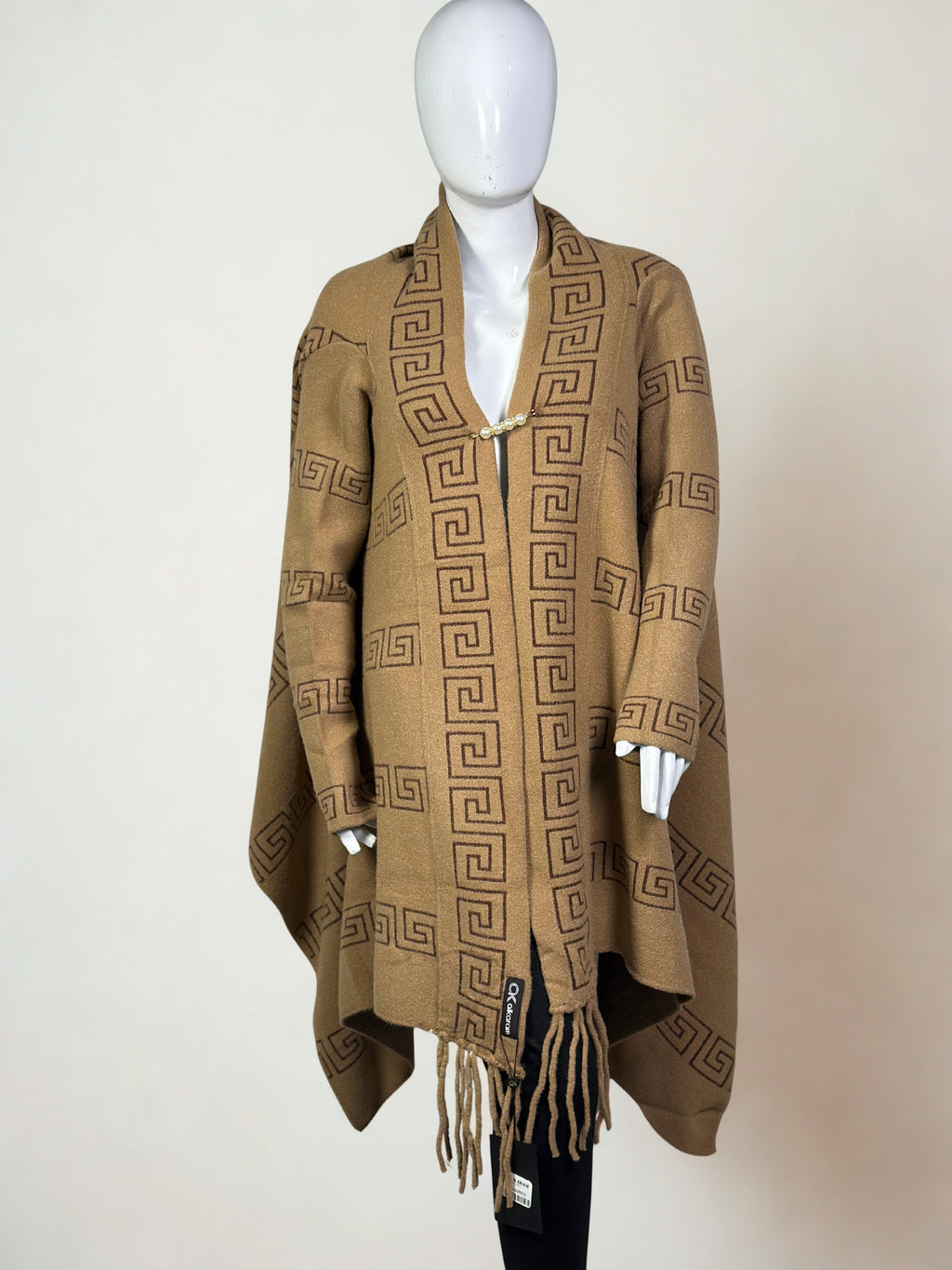 Elegant Long Cape Shawl Dress for Winter – Premium Woolen Wrap winter collection sale