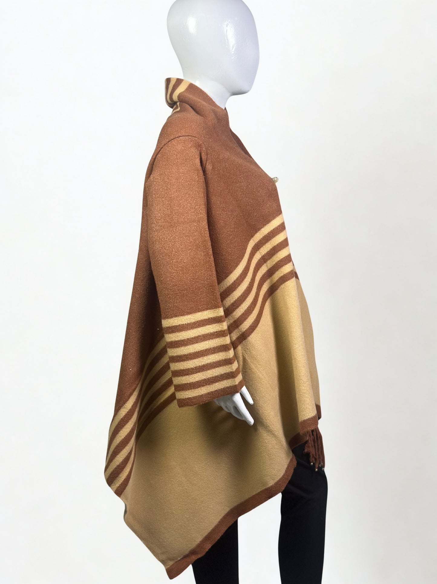 Premium Wool Cape Shawl – Warm & Elegant Winter Wrap