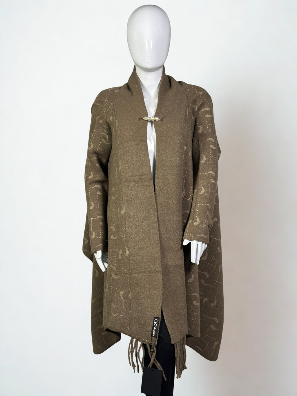 Elegant Long Cape Shawl Dress for Winter – Premium Woolen Wrap winter collection sale