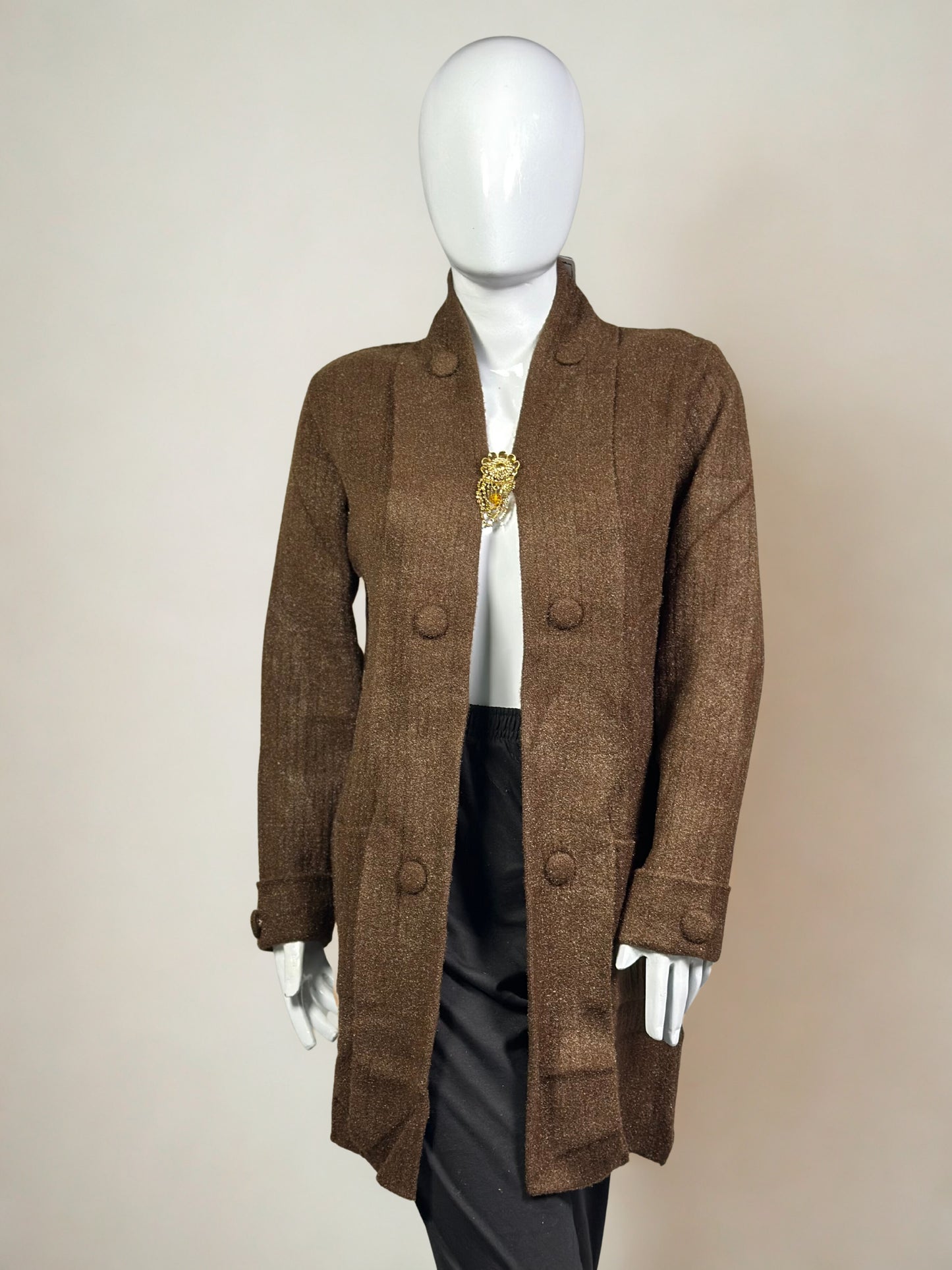 Wool Open Shrug Sweater